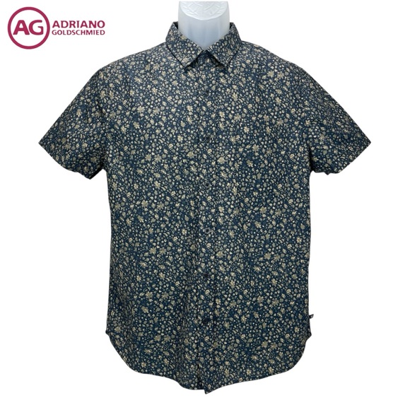 Ag Adriano Goldschmied Other - AG Adriano Goldschmied Men’s Medium Slim Fit Nash Floral Button Down Shirt NWT
